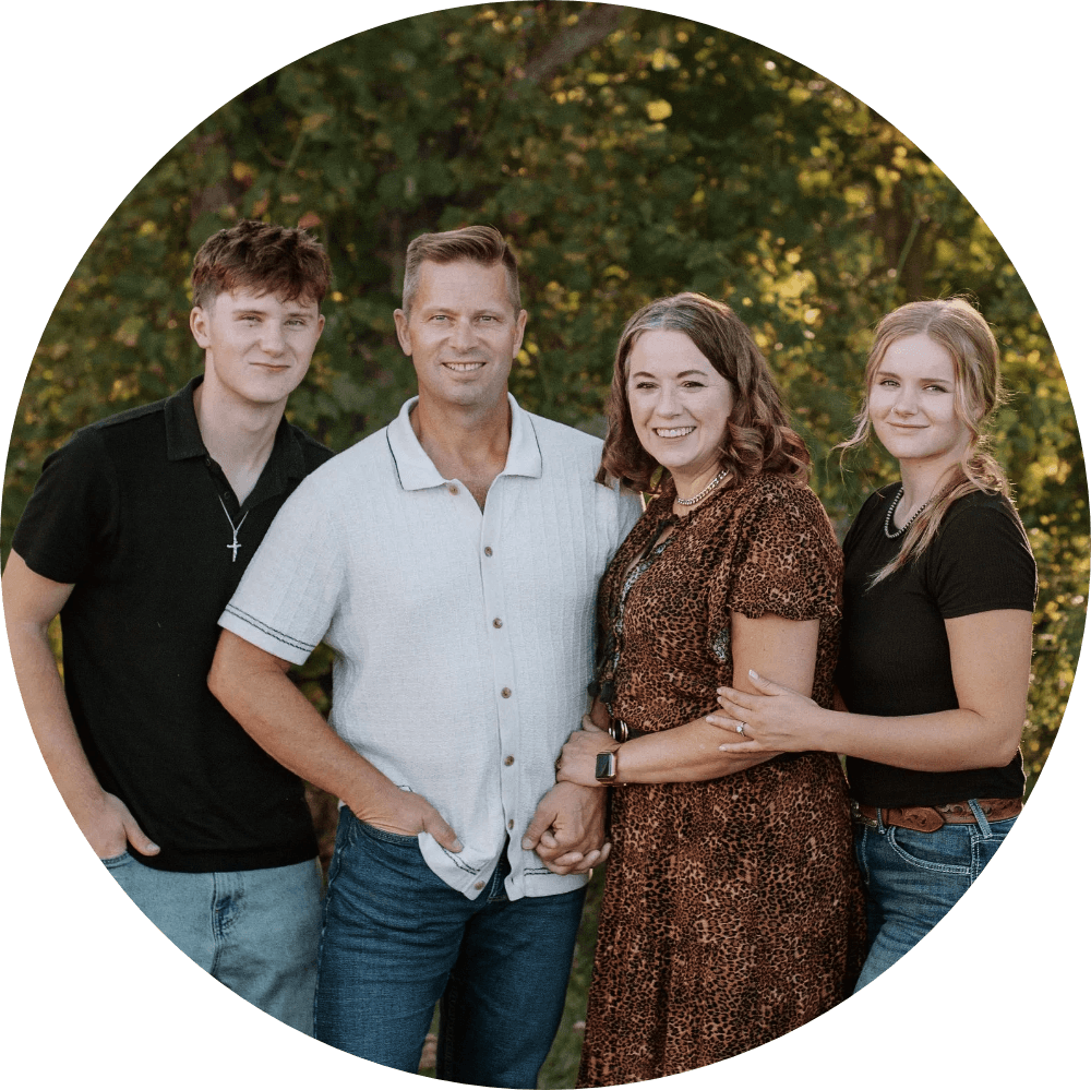 Patrick, Cherith, Xander, and Christelle Kapenga